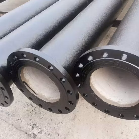 Tuberías de hierro dúctil Conexiones ISO2531 para aguas residuales