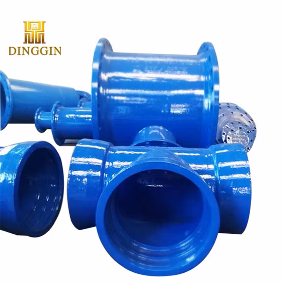 Tubos y accesorios de hierro dúctil En545/ISO2531 para suministro de agua